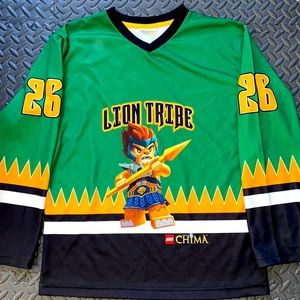 RARE Authentic Lego Chima Lennox hockey jersey XL unisex perfect for Lego fans